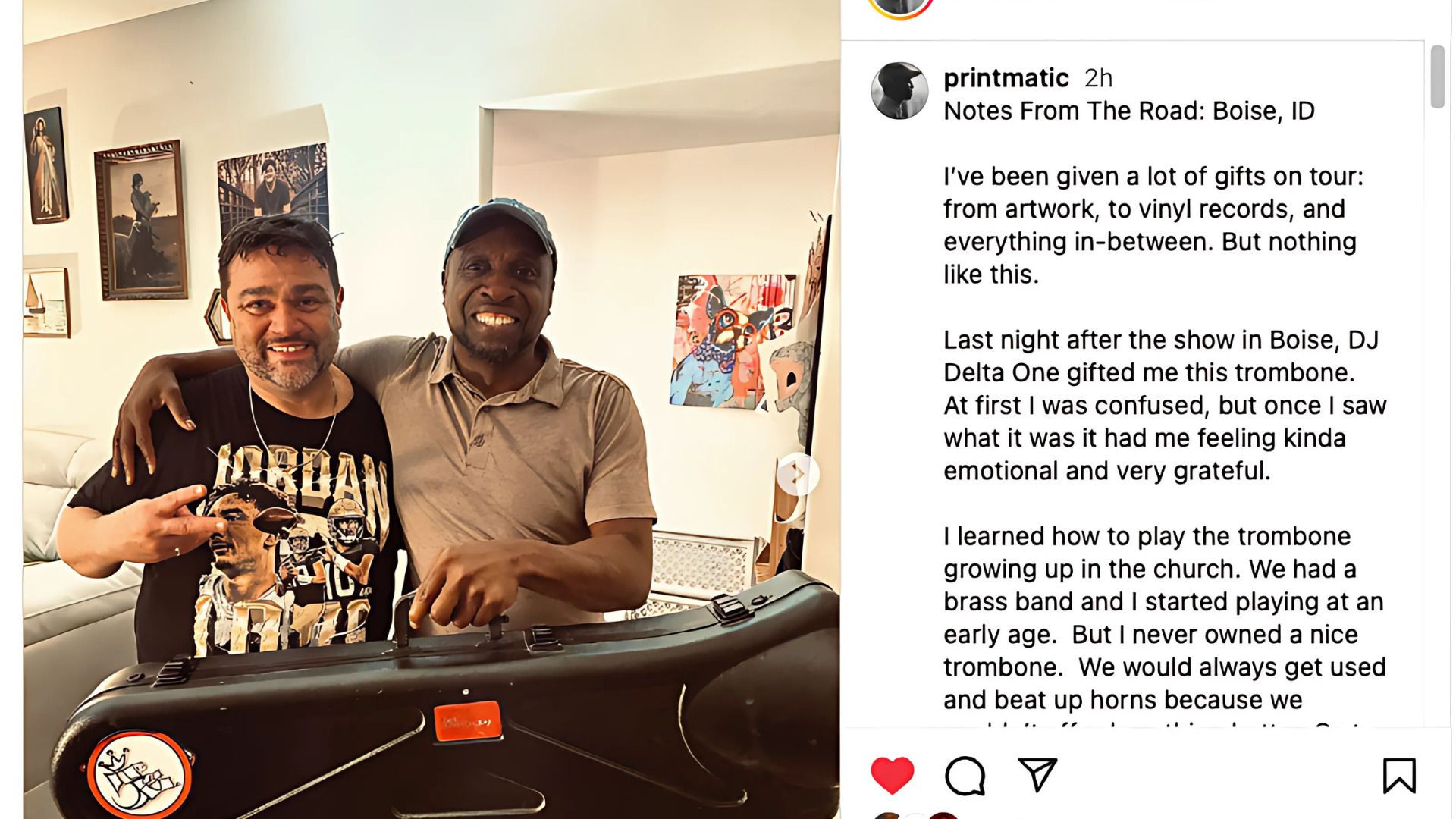 Mike Gradian aka The Mighty DeltaOne and Printprint aka Printmatic
